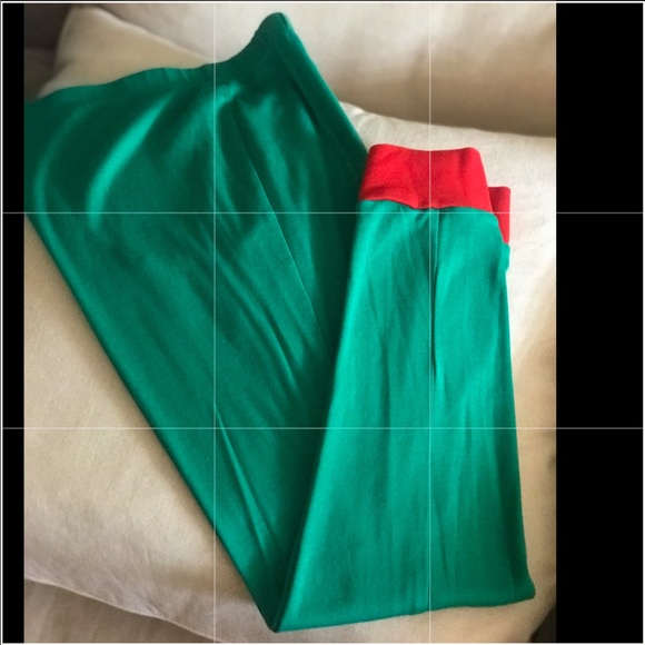 Elf, Santa’s Helper Pajamas. Top & Bottoms - Picture 2 of 9